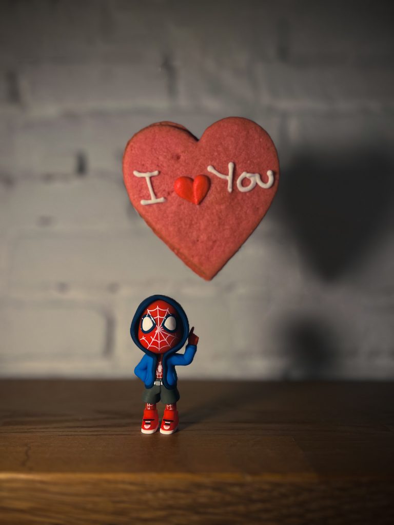 Spiderman in Valentine's day