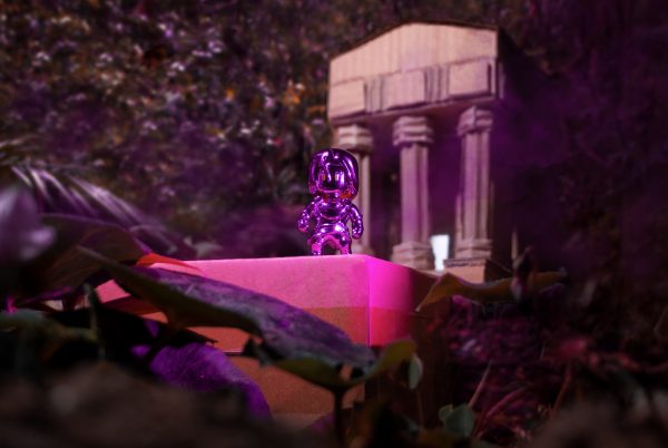 Afuera del templo griego